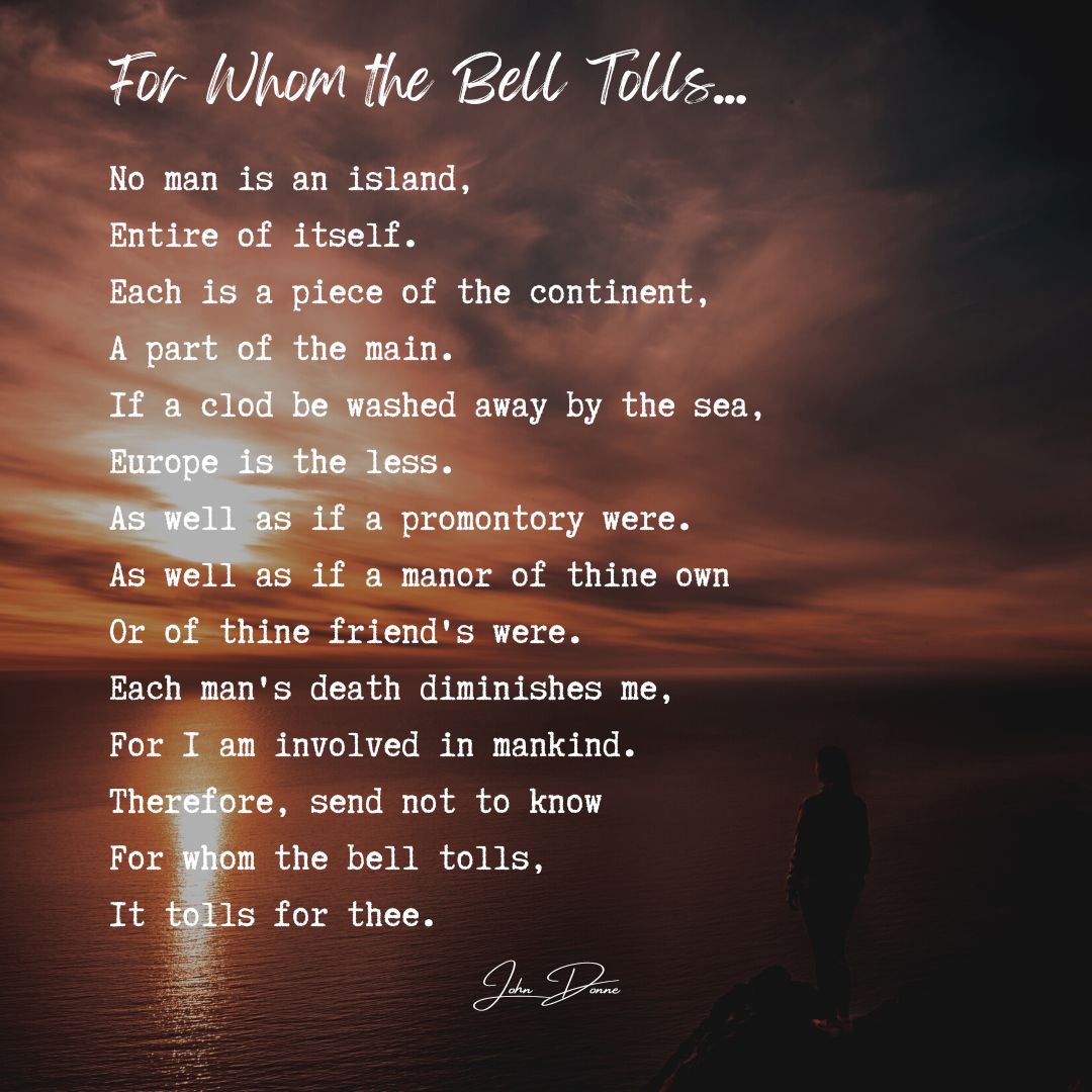 For Whom the Bell Tolls by John Donne