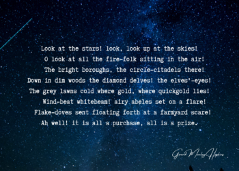 The Starlight Night – Gerard Manley Hopkins